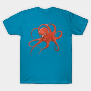 Red octopus T-Shirt